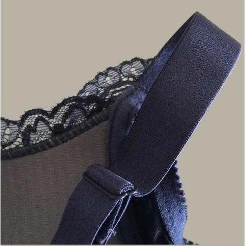 Pattern deep V-breasted four row buckle cool energy-saving pointed and high-performance adjustable underwear B, C, D cup