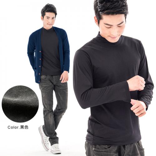 Taiwan made men's moisture absorbing and warm heating jacket - stand up collar style