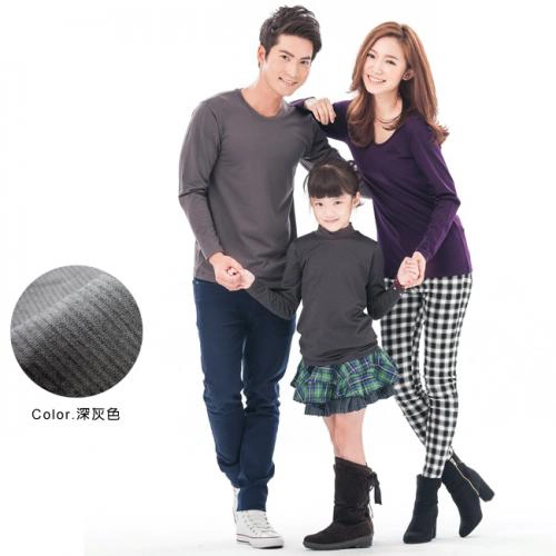 Taiwan made men's moisture absorbing and warm heating jacket - round neck style