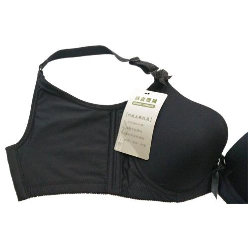 9611 bamboo charcoal deep V seamless chest circumference four row buckle