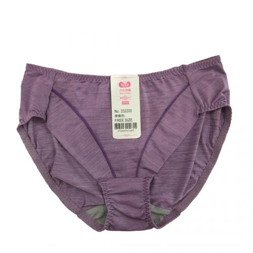 Plain coffee gauze super bag, super comfortable, zero heart deep V underwear matching underwear