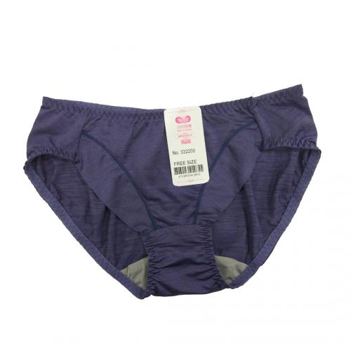 Plain coffee gauze super bag, super comfortable, zero heart deep V underwear matching underwear