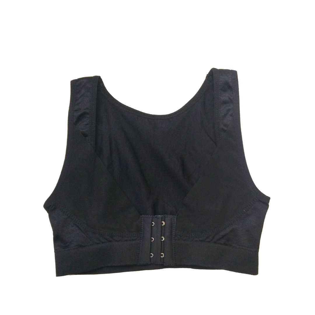 Stand up straight, concentrate on collecting accessory breasts, and use a chest brace to prevent lifting