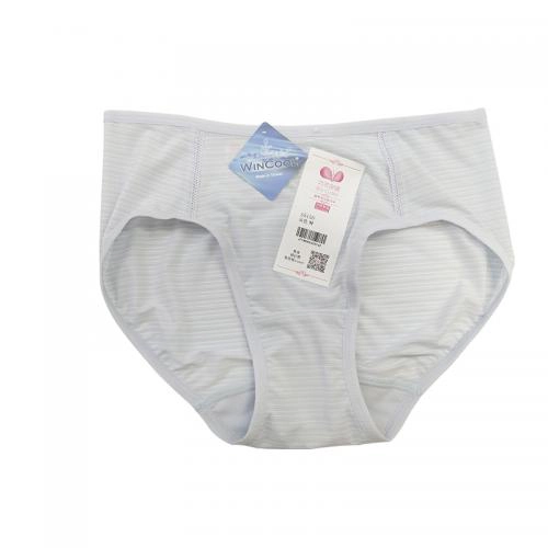 Plain, simple, fashionable, cool feeling yarn adjusted underwear with matching underwear