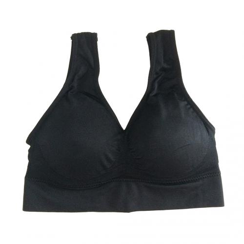 Elastic cotton seamless steel ring sports type shockproof deep V underwear set in 5 colors
