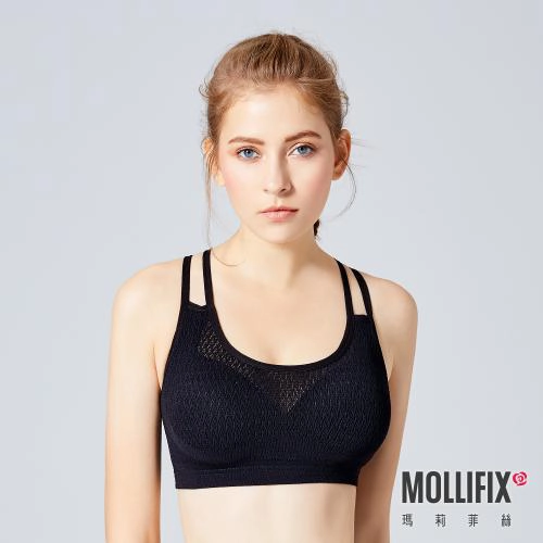 Mollifix瑪莉菲絲 高調A++動塑升級撞色運動BRA 新色到貨