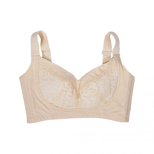 Thin one-piece design without steel ring adjustment type breast bra