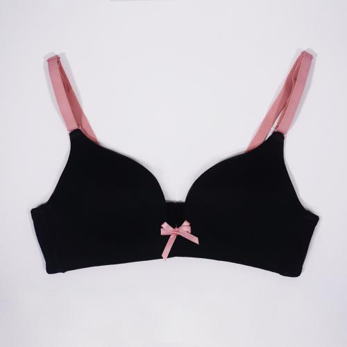 Beautiful bow tie gathered on top, without steel ring or trace, girls' underwear