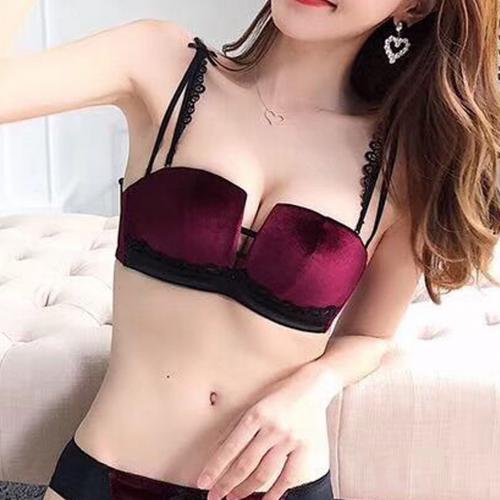 Velvet cup face adjustable adjustable breast top and sexy lingerie - extra pants included