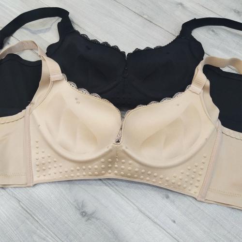 One piece smooth, comfortable and seamless adjustable breast bra
