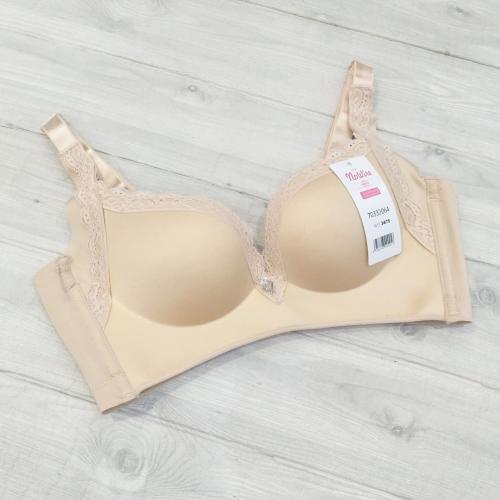 One piece smooth, comfortable and seamless adjustable breast bra