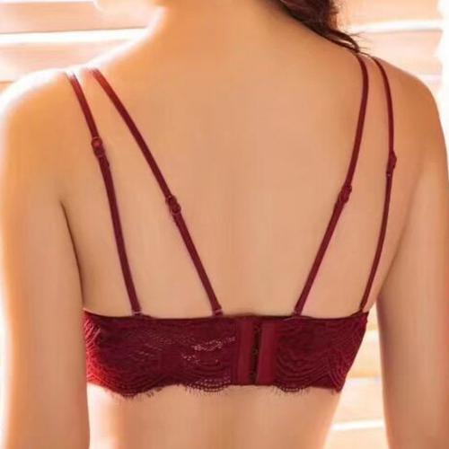 Sexy lace back, comfortable without steel rims, thin top and thick bottom underwear