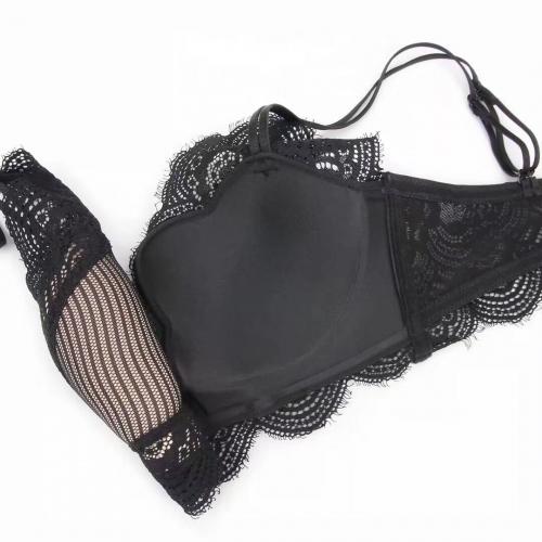 Sexy lace back, comfortable without steel rims, thin top and thick bottom underwear