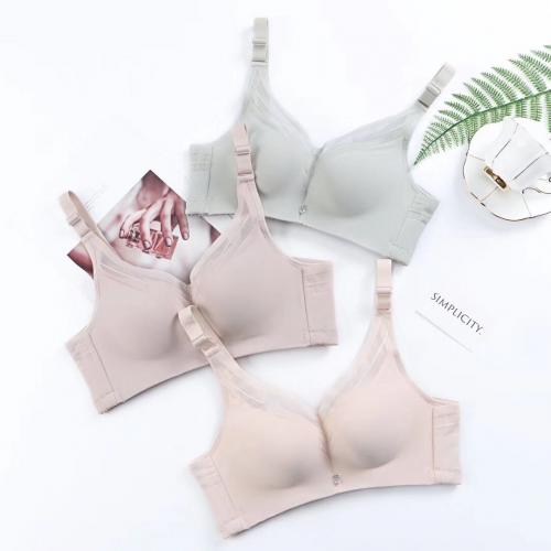 Big chest makes small, full cup gathering, upper support, side folding, seamless underwear