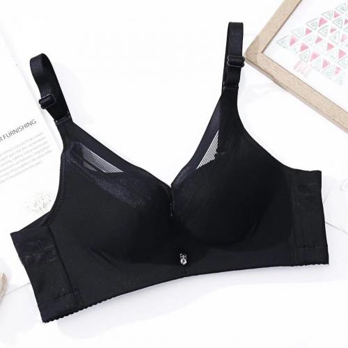 Big chest makes small, full cup gathering, upper support, side folding, seamless underwear