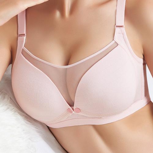 Modal Breastfeeding Underwear Sexy Translucent Front Buckle Non Steel Rim Pregnant Underwear