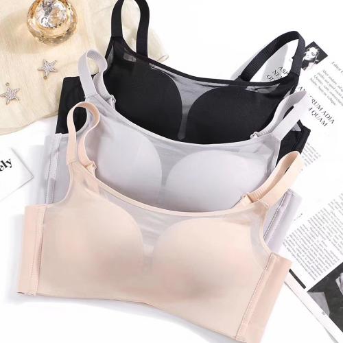 Ultra thin, seamless, no steel ring, anti glare mesh, strapless, gathering and sexy lingerie