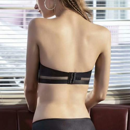 Small chest sexy seamless strapless anti slip invisible fashion gathering underwear
