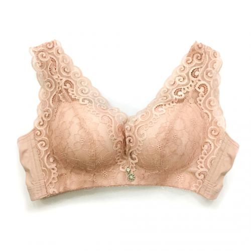 Thin and powerful busty CD cup vest style large size without steel ring adjustment gathering four row buckle comfortable underwear (38-44)