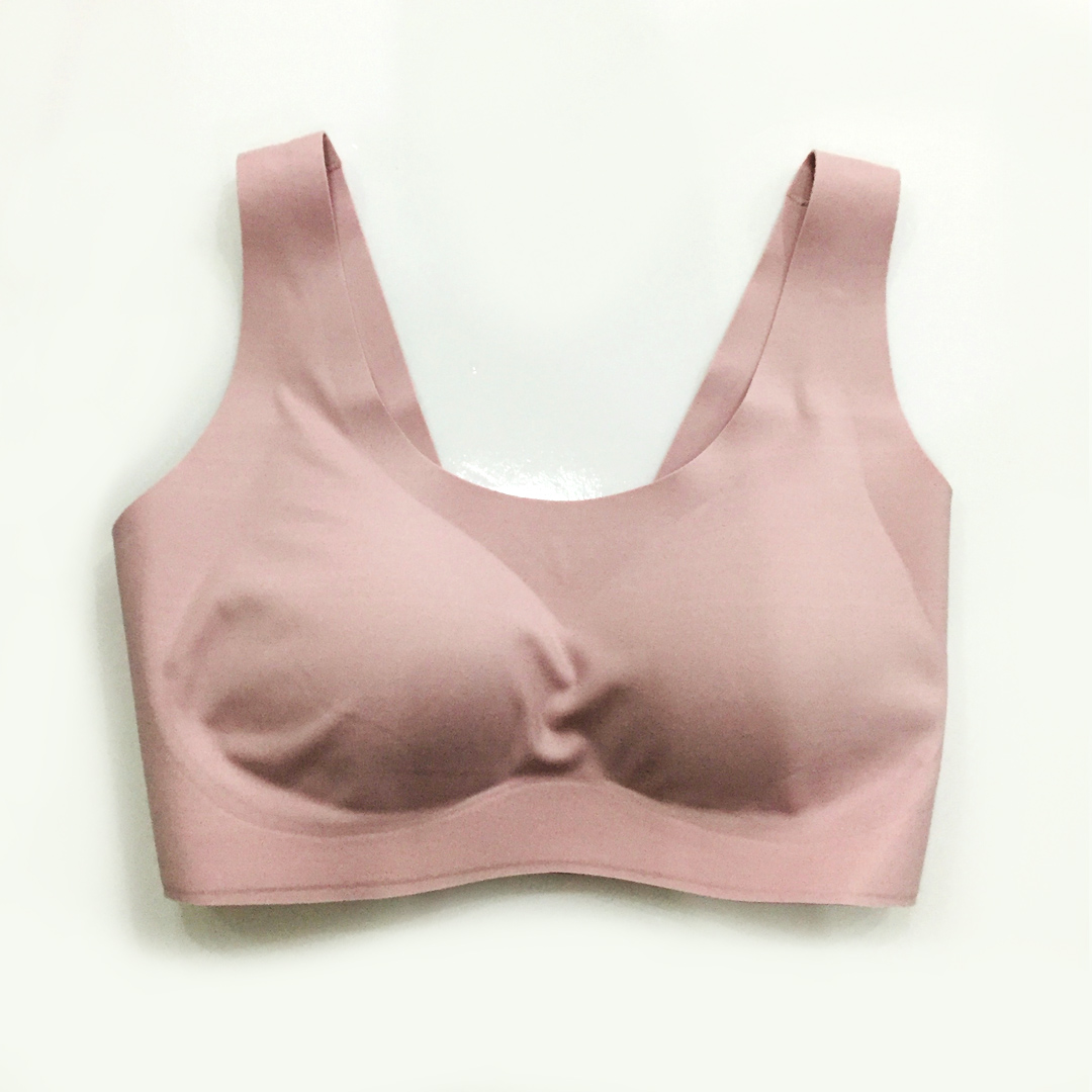 Comfortable smooth surface, thin breathable water droplet cup with back buckle and beautiful back without steel ring sleeping bra