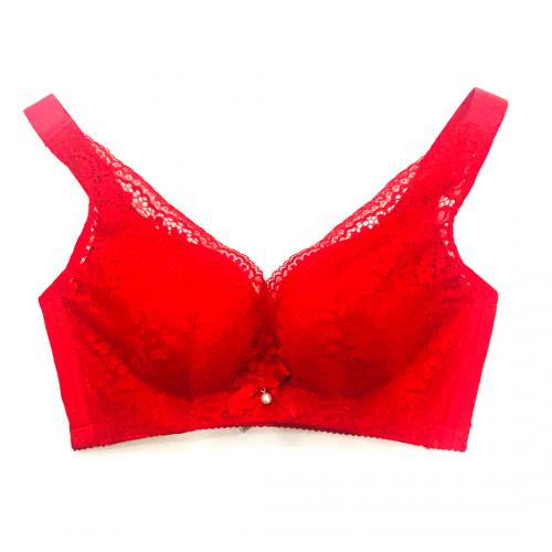 Thin, comfortable, breathable, plus size C-E cup, four row back buckle, non-magnetic, anti sagging lace underwear