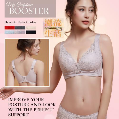 Ultra thin, comfortable, breathable hole, large chest, small and sexy lace gathered seamless underwear