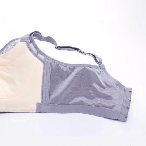 Comfortable Down Cotton Thin B Cup Adjusted Double Breasts Anti Expansion Non Steel Rim Underwear (NZ8908)