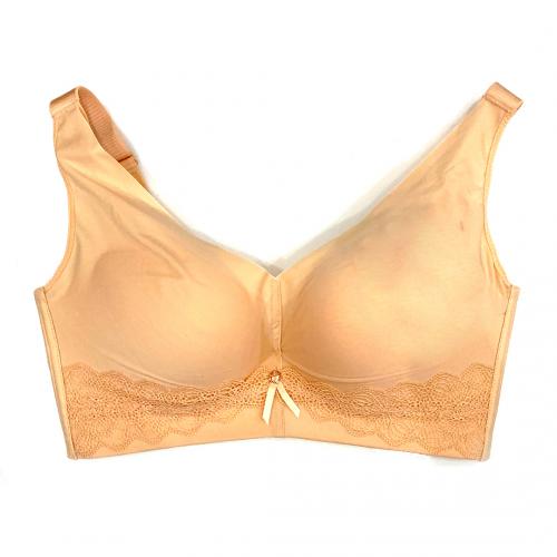 French elegant three-dimensional hollow out small lace thin style C cup without steel ring and magnetic adjustment type breast bra