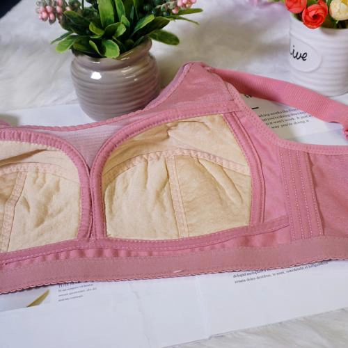 Pure natural silk cup full package without steel ring underwear