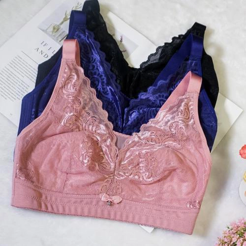 Pure natural silk cup full package without steel ring underwear