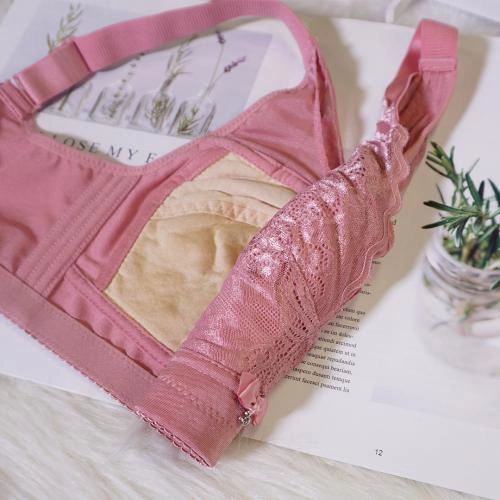 Pure natural silk cup full package without steel ring underwear
