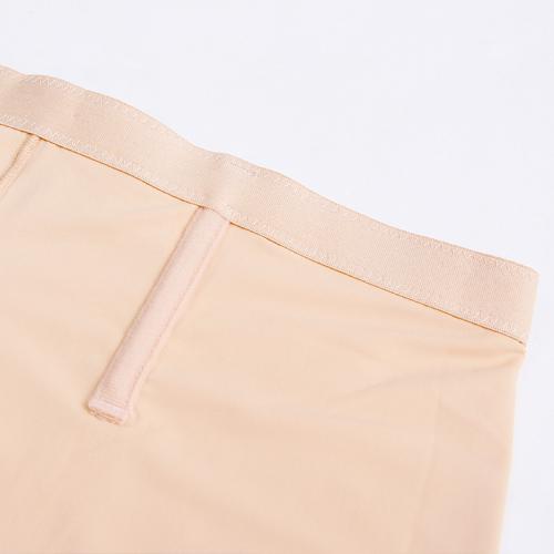Ice silk anti roll edge plastic waistline five quarter pants - can be worn up to 160 pounds