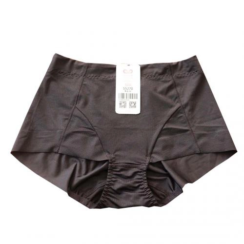 Confident full coverage plain seamless functional underwear matching underwear