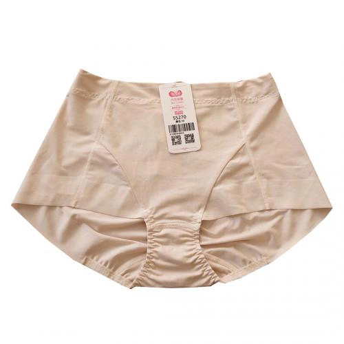 Confident full coverage plain seamless functional underwear matching underwear