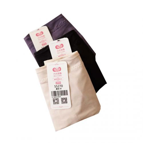Confident full coverage plain seamless functional underwear matching underwear