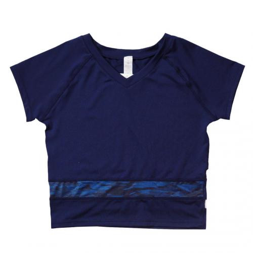 Breathable quick drying fitness yoga exercise short sleeves