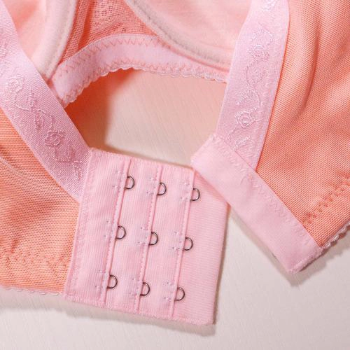 【 C-G Large Size 】 Bobo Memory Steel Rim Wrapped Lace Underwear Purple Orange Blue