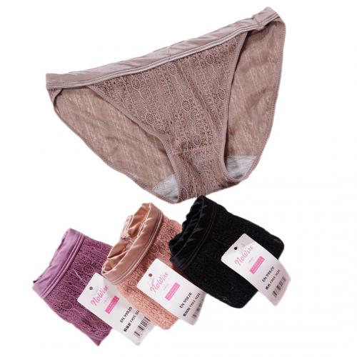 Retro Deep V Four Corner Cup Small Chest Thickened and Comfortable without Steel Circles Lace Underwear Matching Pants