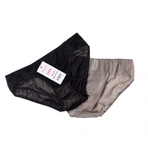 Summer sexy mesh lace small chest thin cup gathered on top without steel ring underwear matching pants
