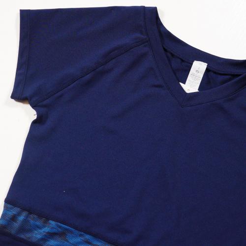 Breathable quick drying fitness yoga exercise short sleeves