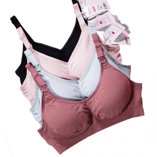 One piece high elasticity upper opening buckle without steel ring to prevent sagging and gather for pregnancy underwear