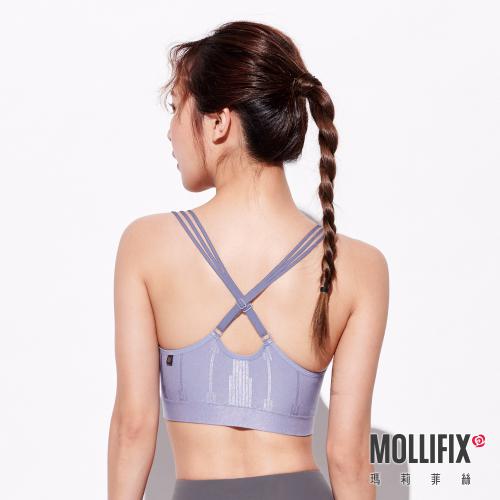 【MOLLIFIX】A++ 微光三弦美背浮托BRA  - 無鋼圈