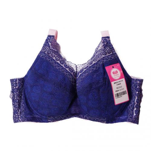 【 C-G Large Size 】 Bobo Memory Steel Rim Wrapped Lace Underwear Purple Orange Blue