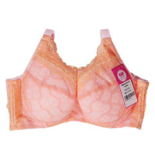【 C-G Large Size 】 Bobo Memory Steel Rim Wrapped Lace Underwear Purple Orange Blue