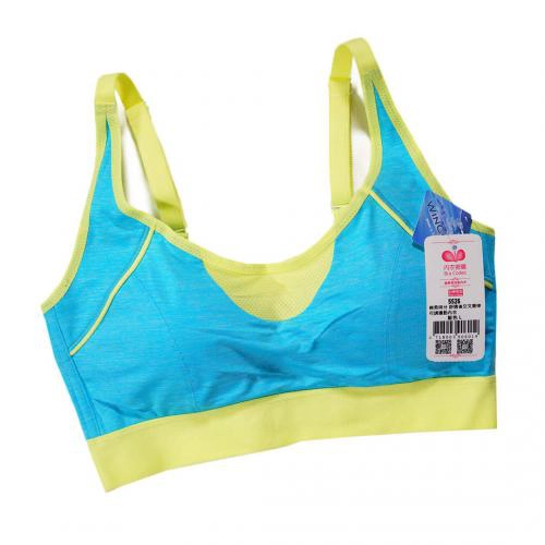Gentle and comfortable, adjustable back cross shoulder straps, sports bra