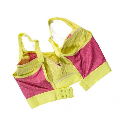 Gentle and comfortable, adjustable back cross shoulder straps, sports bra