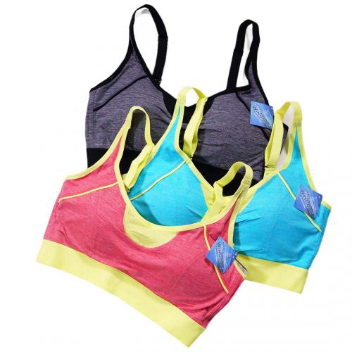 Gentle and comfortable, adjustable back cross shoulder straps, sports bra