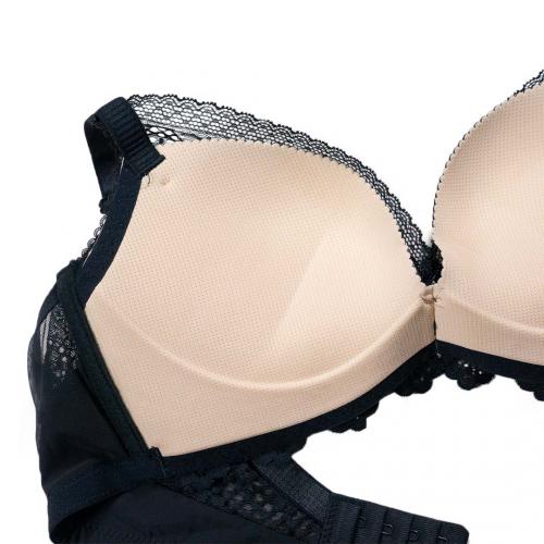 Light oxygen series, lace back breathable gathering without steel ring underwear