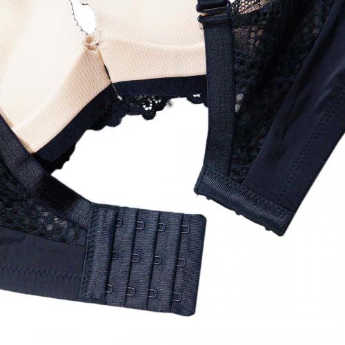 Light oxygen series, lace back breathable gathering without steel ring underwear