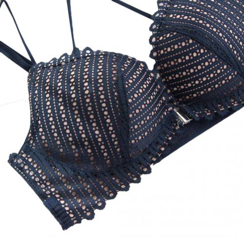 French style cross back beautiful back without steel ring sexy front button underwear